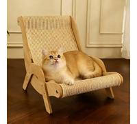 Upgrade Cat Recliner Scraper Board - 23.6" Oversized 2-in-1 Cat Hammock & Recliner, Thick & Wide, Scratch-Resistant Sisal Mat, Low Lint, Suitable for Cats up to 22 lbs (Small)