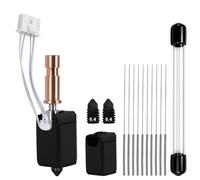 Upgrade Ceramic Hotend Kit para Anycubic Kobra S1, boquilla de calefacción extrusora, bloque de calefacción, termistor Heatbreak con boquilla de acero endurecido de 0,4 mm y funda de silicona para