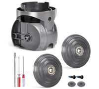 Upgrade - Conector de cabezal de aspiradora + rueda V-ball para Dyson V10 V11 V15 boquilla de suelo aspiradora piezas de repuesto 100 W High Torque Cepillo Accesorios