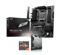 Upgrade Kit Bundle Ryzen 7 7800X3D, placa base WiFi MSI PRO B650S, 8 GB DDR5, be Quiet! Dark Rock 5 (montado in ctualización de BIOS + control de funciones)
