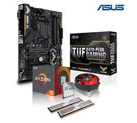 Upgrade-Kit Ryzen 5 3600 6X 3.6 GHz, 8 GB DDR4, ASUS TUF X470-Plus Gaming, Completamente montado + actualización de bios + Probado