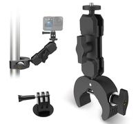Upgrade Super Clamp con Cabezal de Bola Dual Magic Arm, Super Klammer, Kamerahalterung Klemme con 1/4" Rosca de 1/4", Adaptador de Montaje para Cámara Insta360 X4 X5 Hero 13 12 DJI Osmo Action 5 Pro