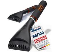 Upgrade4cars 2 x Rascador de Hielo para Coche Resistente | Premium Raspador de Nieve con Mango Ergonómico