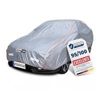 Upgrade4cars Funda Coche Exterior Versión 2026 Impermeable | Funda Completa para Todo el Año | Lona Universal para Coches Turismo - XS (375x172x120 cm)