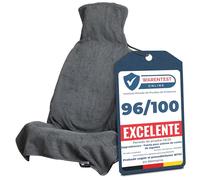 Upgrade4cars Funda de Asiento Delantero para Coche Anti-Sudor Gris | Cubre-Asiento Universal en Algodón Anticalor | Protector Asientos Delanteros Transpirable per Verano