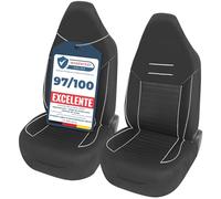 Upgrade4cars Fundas Asientos Delanteros Coche con Reposacabezas Accesorios