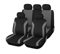 Upgrade4cars Fundas para Coches Asientos Universales Gris Negro | Funda Asiento Coches | Accesorios Interior Universal