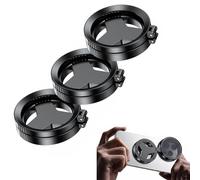 Upgraded Anti-Glare Phone Filter, 52mm CPL Polarizing Lens with Foldable Hood, Quick Mount Reflection Reduction Filter for Photography & Travel