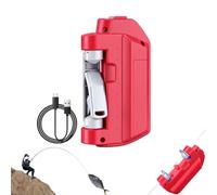 Upgraded Automatic Fishing Knot Tying Tool,Electric Knot Assist,USB Rechargeable Lure Knotters,Fishing Knotting Machine,Quick Tying Device Fishings Hook Tier Knots for Fishings Lovers，Red