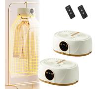 Upgraded Automatic Ironing Machine, Hands Free Ironing Machine, Portable Clothes Dryer Wireless, Garment Steamer & Folding System, ireless Remote Control, for Travel/Apartment(2 Set)