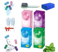 Upgraded Concentrated Descaling Toilet Cleaning Stick, Concentrated Descaling Toilet Cleaning Stick, Four Scents Of Toilet Cleaning Sticks, Toilet Bowl Cleaners Stick Deep Cleaning (4, Apc)