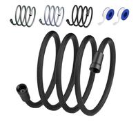 Upgraded Explosion-proof Braided Shower Hose - Anti-leak,2025 New Extra Long Flexible Handheld Hose Replacement,for Shower Head Attachment (Black,78 in/2 m)