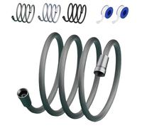 Upgraded Explosion-proof Braided Shower Hose - Anti-leak,2025 New Extra Long Flexible Handheld Hose Replacement,for Shower Head Attachment (Gray,59 in/1.5 m)