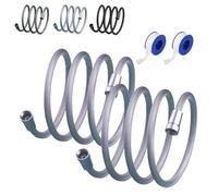 Upgraded Explosion-proof Braided Shower Hose - Anti-leak,2025 New Extra Long Flexible Handheld Hose Replacement,for Shower Head Attachment (2PCS-Silver,59 in/1.5 m)