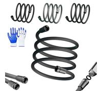 Upgraded Explosion-proof Braided Shower Hose- Anti-leak,Extra Long Flexible Handheld Shower Hose Replacement with Magnetic Connector, for Shower Head Attachment (Gray,1.5M)