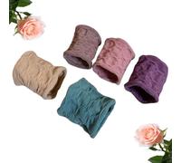 Upgraded High Elasticity Hair Bands, High Ponytail Essentials, Large Stretch Hair Ties Bands, Strong Hold, No Slip, Comfortable and Durable Hair Ties, Ideal for All Hair Types (Colorful*5)