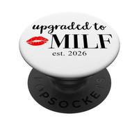 Upgraded Milf 2026 Milf Mom Milf EST 2026 Milfin Ain't Easy PopSockets PopGrip Adhesivo