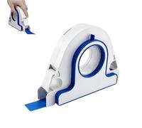 Upgraded Painters Tape Applicator Tool, Masking Tape Dispenser with Built-in Scraper, Accurate 1mm Edge Trim Device for Walls, Baseboards, Windows, Doors, Interior Painting Kit