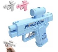 Upgraded Prank Two-Way Water Gun, 3 Colors Double-Sided Quirky and Trick Spraying Water, Compulsive Two-Way, Suitable for Friends, School, Parties for Prank Lovers (Blue)
