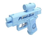 Upgraded Prank Water Gun, Prank Two-Way Water Gun, Prank Squirt Gun Can Spray from Front and Back, Creative Pranks Battle Toy Waters Guns Fight (Blue)