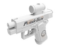 Upgraded Prank Water Gun, Prank Two-Way Water Gun, Prank Squirt Gun Can Spray from Front and Back, Creative Pranks Battle Toy Waters Guns Fight (White)
