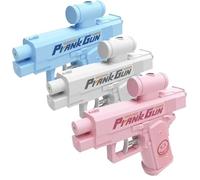 Upgraded Prank Water Gun, Prank Two-Way Water Gun, Prank Squirt Gun Can Spray from Front and Back, Creative Pranks Battle Toy Waters Guns Fight (3PCS)