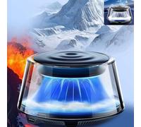 Upgraded Smart Car Air Freshener,Multiple modes Ambient Light & Mist Fragrance With Auto On/Off Intensity Adjustable Mist Forseveral months,Volcano & Glacier Car Diffuser (Gardenia White Tea)