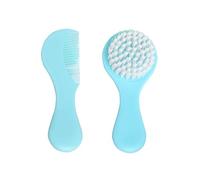 UpgradedInfant - Juego de cepillo y peine para el cabello, práctico juego de aseo para el cabello, fácil de usar, cepillo y peine para nuevos padres