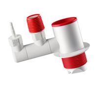 Upgrades - Adaptador de válvulas de flujo inverso, válvulas de no retorno, junta de silicona ABS para lavadoras, equipo de lavandería