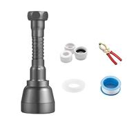 Upgrades - Aireador de latón macizo giratorio de 360 grados, rociadores de presión de latón fuerte para fregadero, salpicaduras de cabeza sin uso en cocina, reemplazo de grifo de flujo ajustable