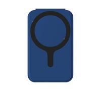 Upgrades - Cartera magnética para teléfono, doble imanes, fácil acceso, soporte magnético compacto para tarjetas de 16, 15, 14, 13, Blue
