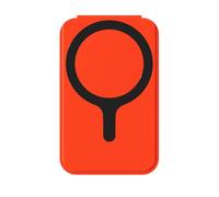 Upgrades - Cartera magnética para teléfono, doble imanes, fácil acceso, soporte magnético compacto para tarjetas de 16, 15, 14, 13, Orange