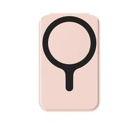 Upgrades - Cartera magnética para teléfono, doble imanes, fácil acceso, soporte magnético compacto para tarjetas de 16, 15, 14, 13, Pink