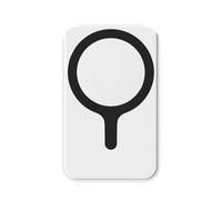 Upgrades - Cartera magnética para teléfono, doble imanes, fácil acceso, soporte magnético compacto para tarjetas de 16, 15, 14, 13, White