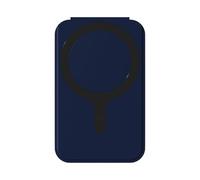Upgrades - Cartera magnética para teléfono, doble imanes, fácil acceso, soporte magnético compacto para tarjetas de 16, 15, 14, 13, azul oscuro
