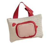 Upgrades - Estuche bordado para bebé, bolsa de algodón y lino, accesorio de gran tamaño para padres, dispensador fácil de limpiar para cochecitos