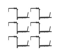 Upgrades Fensterbillar Pflanzer Set Erweiterbare Metallhalterungen Set Outdoor Pflanzer Klammern 4/6pcs Easy Installation Sill Bracket