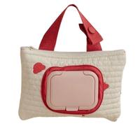 Upgrades - Funda bordada para bebé, bolsa de algodón y lino, accesorio de gran tamaño para padres, paseos y salidas