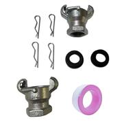 Upgrades - Juego de accesorios de compresor de aire hembra de 3/4 pulgadas con acoplador de desconexión rápida para accesorios de equipos neumáticos de taller industrial