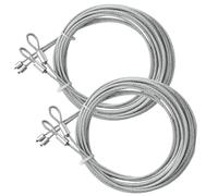 Upgrades - Juego de cables de acero al carbono galvanizado resistentes para puerta de garaje, mejora la durabilidad
