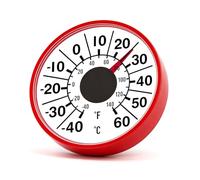 Upgrades - Termómetros para interiores y exteriores con pantalla para invernadero, cafetería, sala de sol, fácil de pegar en la ventana, medición de temperatura exterior