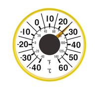 Upgrades - Termómetros para interiores y exteriores con pantalla para invernadero, cafetería, sala de sol, fácil de pegar en la ventana, medición de temperatura exterior