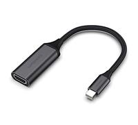 UPGROW Adaptador Thunderbolt a HDMI de Aluminio Mini DP DisplayPort a HDMI para Apple MacBook Air/Pro, Microsoft Surface Pro/Dock, Monitor, proyector o más
