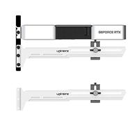 upHere GPU Blanco Brace Tarjeta Gráfica Ajustable De Acuerdo con la Tarjeta Gráfica para Soporte de Tarjeta de Vídeo.
