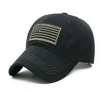 Uphily Sombreros de la bandera estadounidense, 3.2 negro, talla unica-M