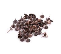 Upholster Nails Vintage 100 Piezas, Clavos de Tapicería en Metal Bronce, Decorativos para Muebles, Sofás, Puertas - Estilo Antiguo, Material Resistente, Ideal para Decoración y (Roja 11 * 16mm)