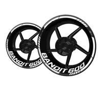 UPIKIT Llantas Pegatinas Pegatinas Reflectantes para Llantas De Motocicletas para Suzuki Bandit 600, Pegatinas para Bujes De Rueda, Cintas De Rayas para Llantas Ruedas Calcomanías(Color 5)