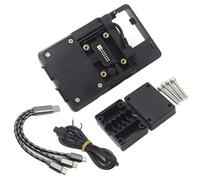 UPIKIT Teléfono Móvil Soporte Soporte para Teléfono Móvil De Motocicleta para Y&amaha Xmax 300 250 125 X-MAX 300 250 125 Soporte para Teléfono con Navegación GPS Navegación GPS Soporte(Negro 2)