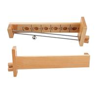 Upiulote Catch The Moon Game 2pcs Juegos de Mesa de Madera de 11.8 Pulgadas con Bola de Metal y Barras Balancing de Desarrollo de la Barra de Desarrollo para niños Adulto Catch The Moon Game