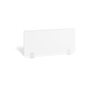 UPJAKS Separador Divisor acústico de Escritorio, Panel de privacidad, mostrador, Protector contra estornudos, Separador de Mesa, Tablero divisorio de Escritorio Que Absorbe el Sonido, 2 Clips Mesa